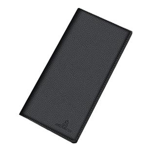 稻草人长款真皮钱包男士头层牛皮薄款钱夹皮夹多卡位卡包正品清仓