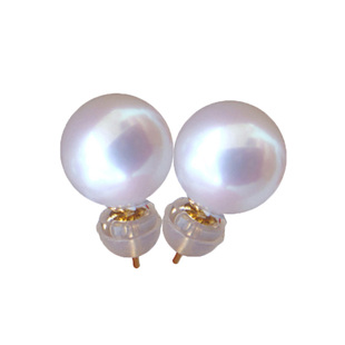 特价包邮!优惠价akoya日本海水珍珠珍珠耳钉耳环18K海水珍珠耳坠