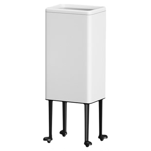 厨房垃圾桶高款可移动免弯腰家用新款客厅带轮无盖高颜值卫生桶