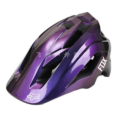 FOX一体帽檐青少年骑行头盔