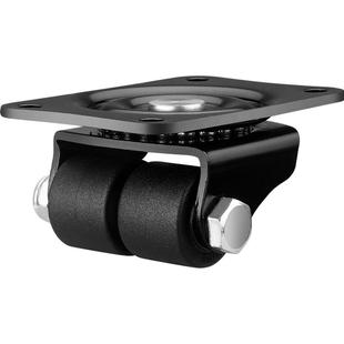 1寸重型双轮低重心承重滚轮尼龙万向轮工业设备脚轮轮子滑轮轱辘