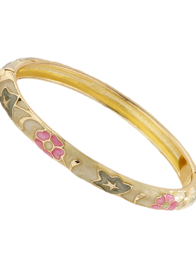 珐琅景泰蓝手镯女小众闺蜜礼物细