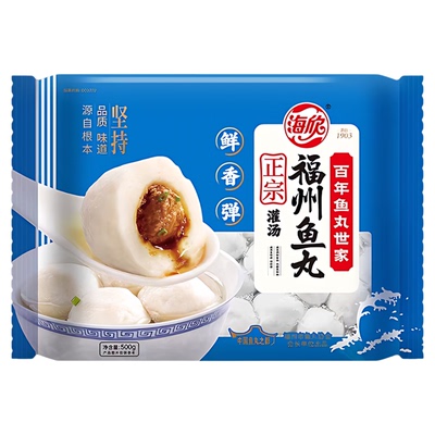 海欣灌汤福州鱼丸500g包心鱼圆