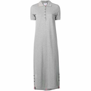 THOM BROWNE 女士珠地A型Polo连衣裙