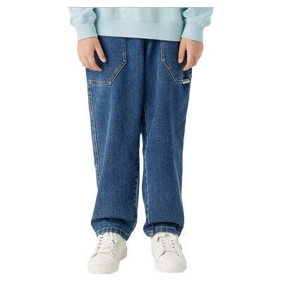 巴拉巴拉男童牛仔裤大童加绒裤儿童裤子直筒长裤2026春季新款童装