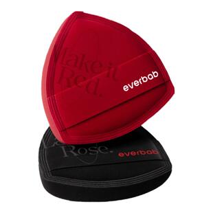 程十安 everbab粉扑红黑凤梨蝴蝶结海盐粉底液专用气垫粉扑化妆