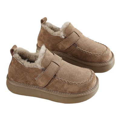 全羊毛内里一脚蹬女士雪地靴