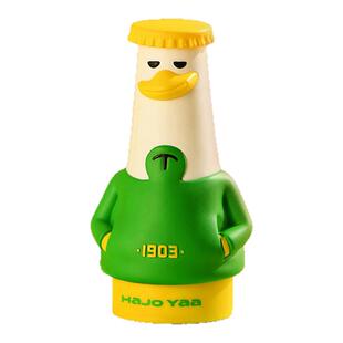 青岛啤酒博物馆文创纪念品HaJo Yaa哈酒鸭立体开瓶器开酒器酒起子