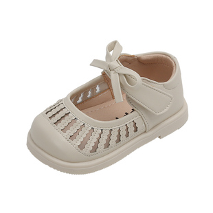 夏季女童包头凉鞋小童1到3岁软底公主学步鞋女宝宝鞋子透气婴儿鞋