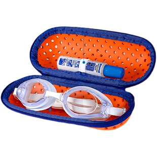 SWANS诗韵泳镜盒透气轻便眼镜专业防水游泳大号收纳便携游泳装备