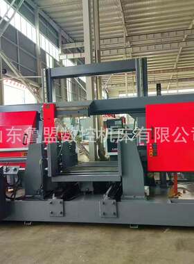 鲁盟供应GB4290 42100 42120金属带锯床 龙门卧式带锯床 自动送料
