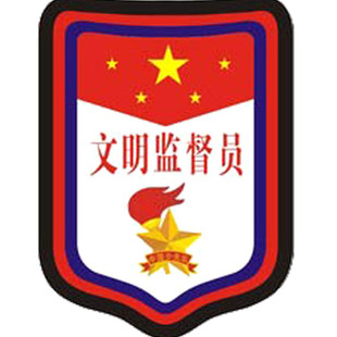 卫生安全文明纪律红领巾监督员袖徽章订做定制小学生班干部标志牌