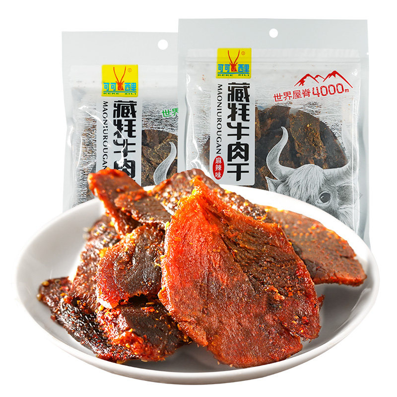 可可西里手撕藏牦牛肉干青海特产