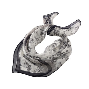 真丝丝巾女士2026新款女款春季薄款小方巾围巾高级感纱巾护颈春天