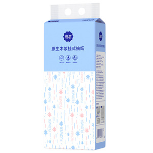 漫花原木悬挂式抽纸大包装实惠款