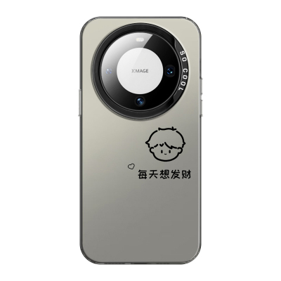 适用vivox系列手机壳想发财情侣