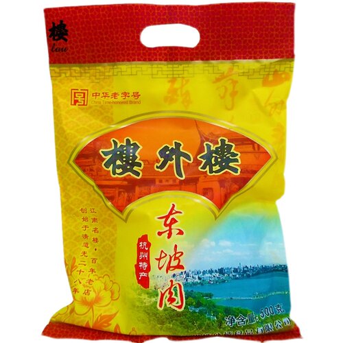 正宗楼外楼东坡肉真空杭州市特产红烧肉熟食老字号500g扣肉年货