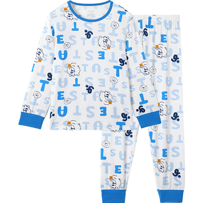 久岁伴儿童秋衣秋裤保暖内衣套装