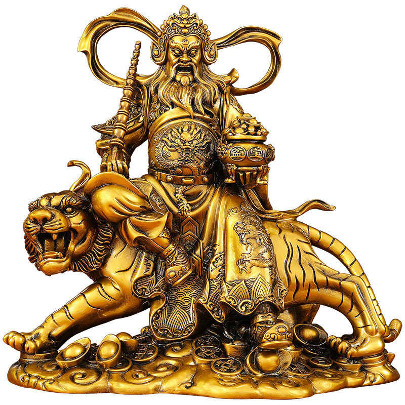 赵公明财神爷摆件骑虎武财神