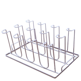 杯子收纳架不锈钢杯架托盘倒挂架客厅8杯架沥水架12杯架子置物架