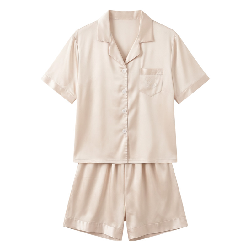 烫金KT轻奢精致风宽松夏季家居服