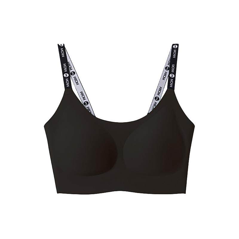 猫人无尺码内衣女背心式运动软支撑无痕无钢圈文胸罩春夏季薄款