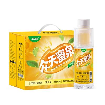 众天蜜泉柠檬味蜂蜜水配料干净