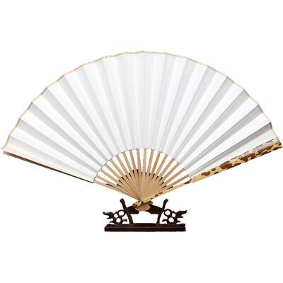 精品梅妃竹扇子4-10寸文玩苏工