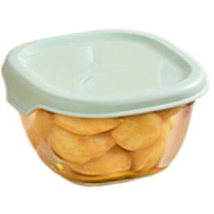 外带玻璃小号咸菜碗密封保鲜饭盒迷你酸奶办公室辣椒酱调料蘸料碗