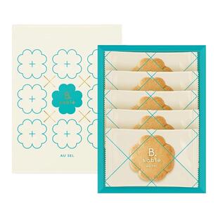 AaronHouse现货日本坂角总本铺 限定 B.sable盐味法式黄油曲奇5枚