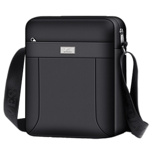 七匹狼男士单肩包大容量休闲斜挎包牛津布包包商务男包帆布小背包