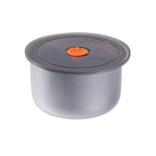 不锈钢保鲜盒带盖子保鲜碗家用冰箱收纳盒厨房圆形分装盒便当盒