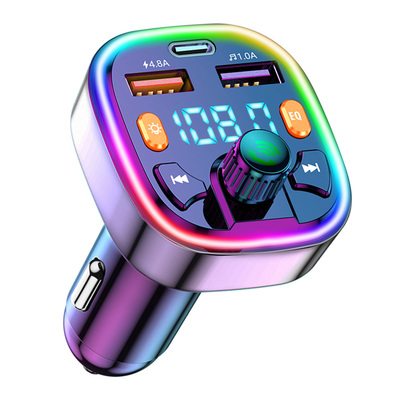 车载蓝牙接收器5.0无损音质多功能带音乐U盘MP3播放充电器快充Q66