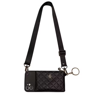 三星A26手机壳S25S24S23S22S21S20 FE零钱卡包Ultra斜跨A56A55A54A53A52A51带挂绳Note 20 10 9适用A16A15A14