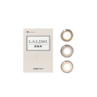 【自营】aisei爱谢领丽秀lalish美瞳半年抛1片装美瞳近视隐形眼镜