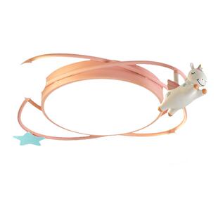 儿童房吸顶灯男女孩房灯简约现代卡通独角兽卧室灯具节能护眼LED