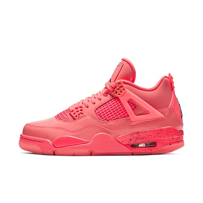 Nike/耐克正品Air Jordan 4 Hot Punch AJ4漆皮骚粉篮球鞋 AQ9128