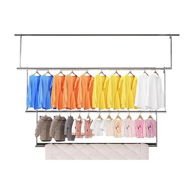 优勤晾衣架家用阳台伸缩晾衣