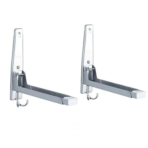 厨房挂墙上烤箱微波炉置物架子加厚不锈钢支架收纳架挂架托架壁挂