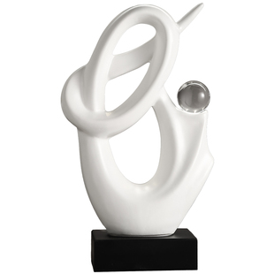 现代创意陶瓷桌面玄关摆件家居办公室客厅酒柜电视柜装饰品乔迁