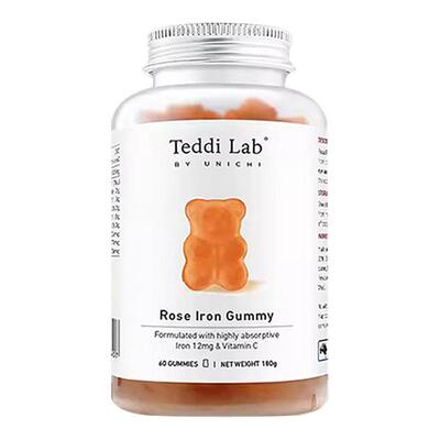 补铁贫血补气血富铁小熊软糖养血补铁片孕妇补铁剂气血不足孕期