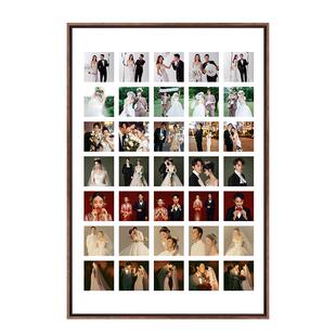 婚纱照多宫格相框摆台结婚照放大情侣纪念九宫格卧室客厅玄关