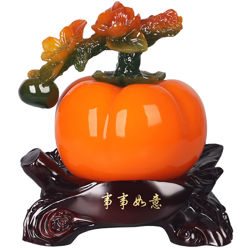 树脂祝福新中式电视柜玉如意