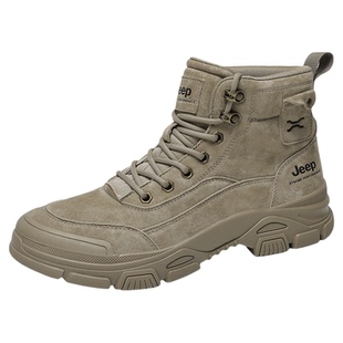 Jeep吉普官方登山鞋男高帮防滑减震徒步鞋户外宽楦马丁靴秋冬新款