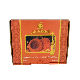 40mm阿尔法烟水壶易燃炭 35mm柠檬炭速燃炭 酒吧ktv100片装果木炭