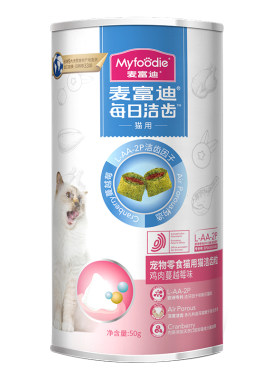 麦富迪猫咪每日洁齿饼干冻干零食