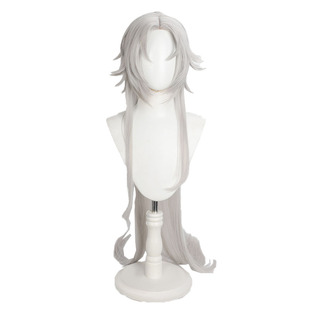 黄合  明日方舟 深海猎人乌尔比安cos假发仿真头皮