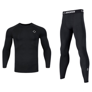 准者紧身衣健身套装男透气春季新款运动训练高弹速干压缩衣压缩裤