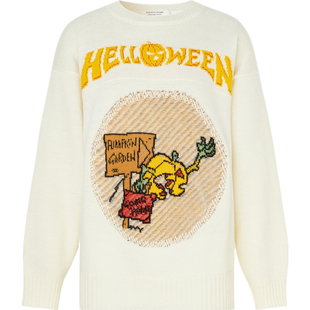 【折扣】Beautiful People 秋冬男女同款提花混纺童趣针织衫