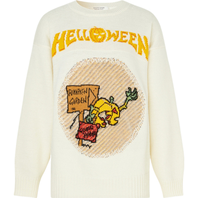 【折扣】Beautiful People 男女同款提花混纺童趣针织衫